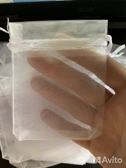 Мешочки подарочные из органзы 10/15