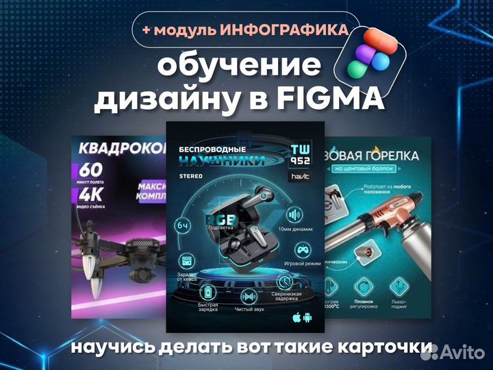 Обучение дизайну в figma / инфографика в фигма