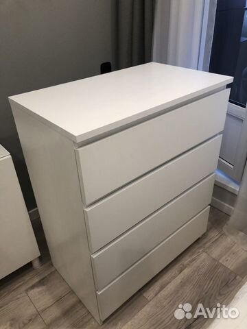 Комод IKEA мальм 4 ящика купить в Москве | Товары для дома и дачи | Авито