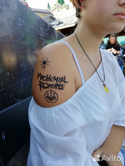 Временная тату хна, мехенди любой сложности