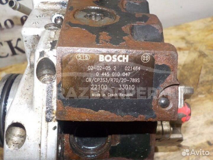 Тнвд Toyota Yaris 1 1999-2005