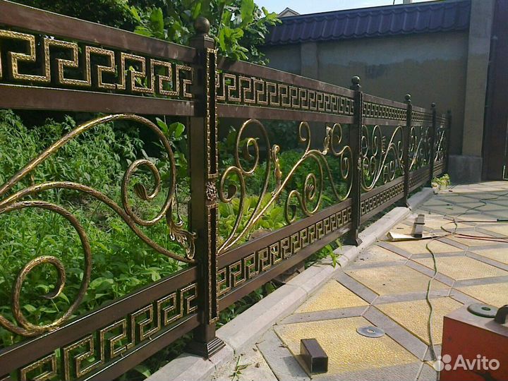 Кованые перила,навесы,ограждения,двери,козырьки