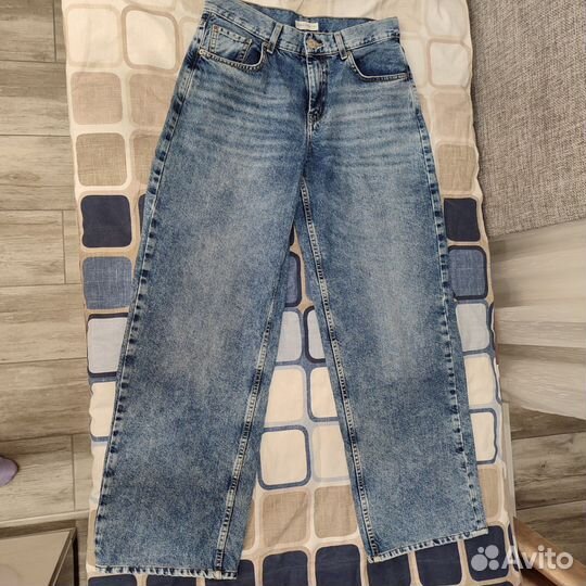 Джинсы женские широкие
