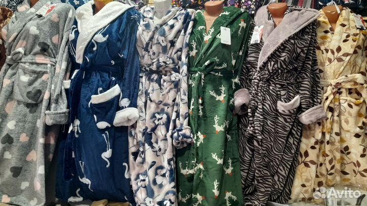 Халат женский теплый