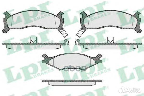 Колодки тормозные KIA sportage 2.0 94-03 передн