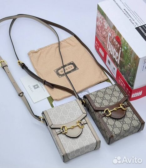 Gucci под телефон женская сумка