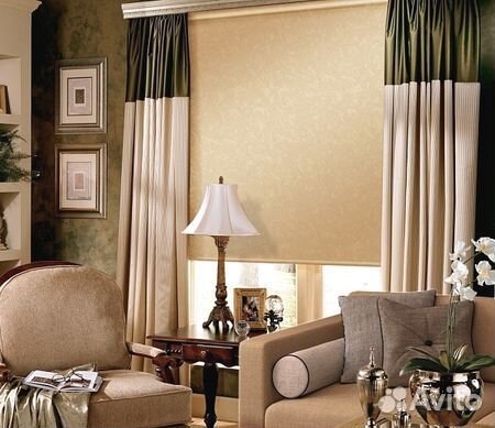 Рулонные шторы день ночь на заказ