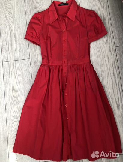 La Reine blanche красное платье 44