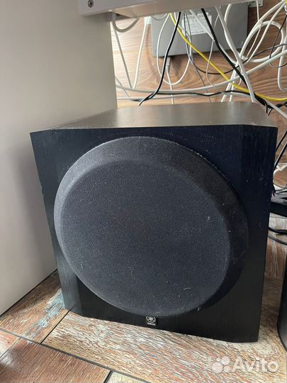 Сабвуфер и усилитель бу yamaha rx-v467 YST-SW216