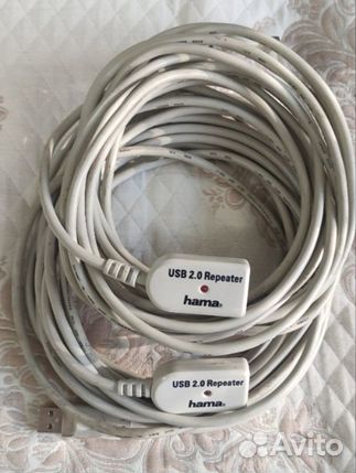 Кабель удлинитель USB 2.0 hama