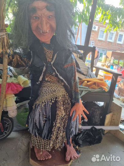 Фигура бабы яги. Ручная работа