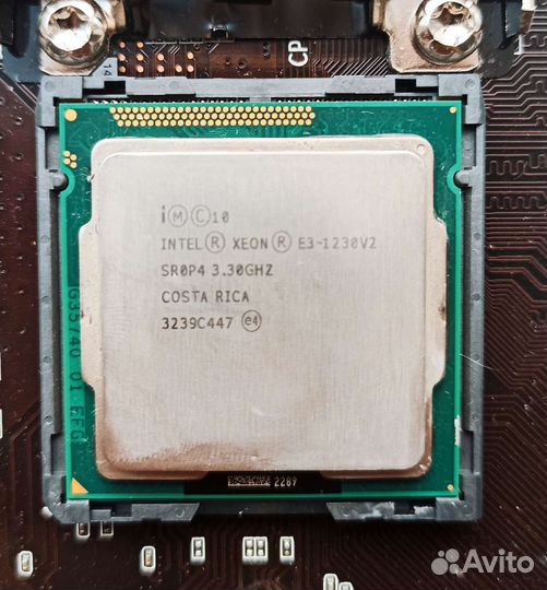 Процессор intel Xeon E3-1230V2