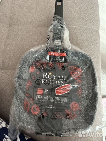 Сковорода-гриль 28 см royal kuchen