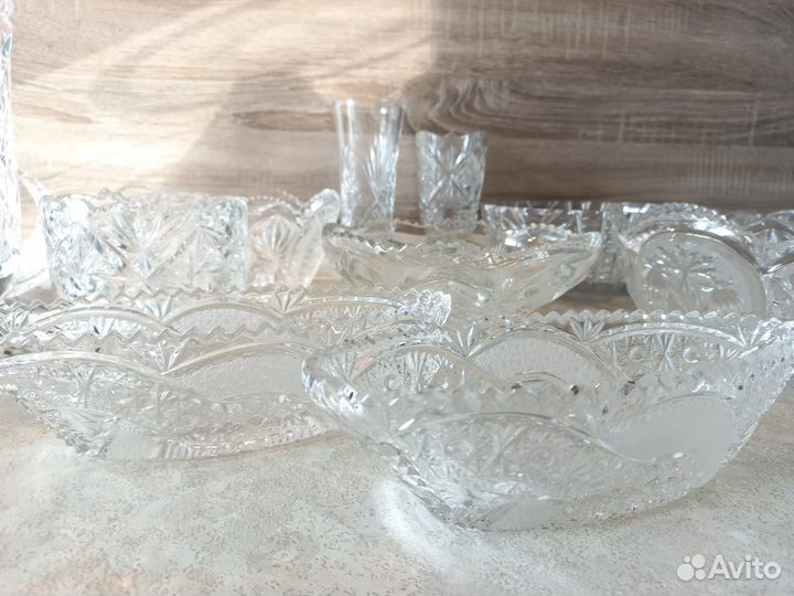 Набор Советского хрусталя