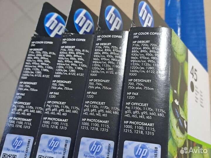 Картриджи hp 45 Black