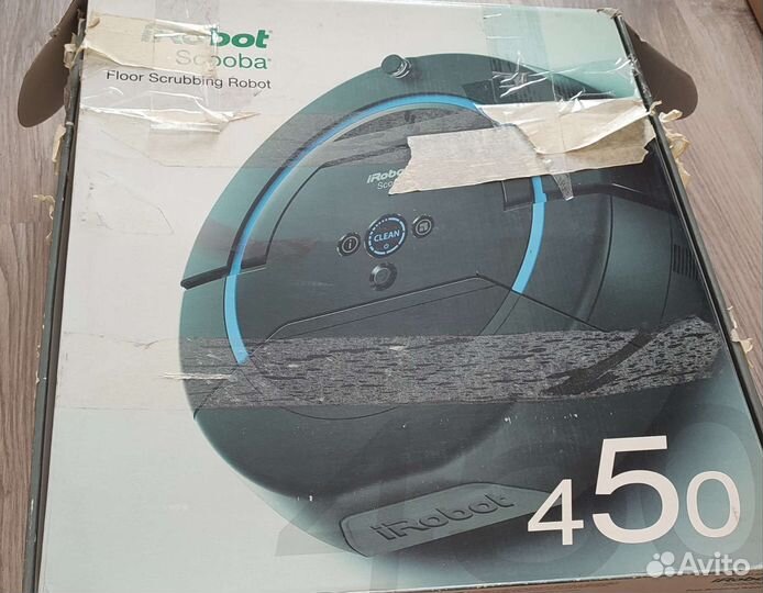 Моющий Робот-пылесос iRobot Scooba 450