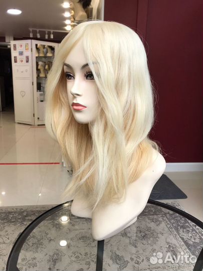 Парик из натуральных волос (45см)