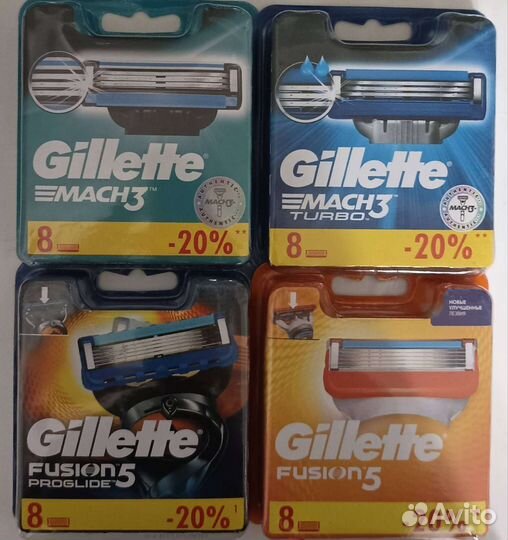 Оригинальные кассеты gillette