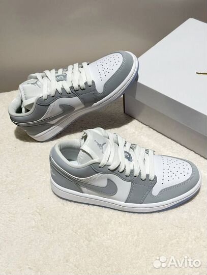 Кроссовки Jordan low wolf grey оригинал