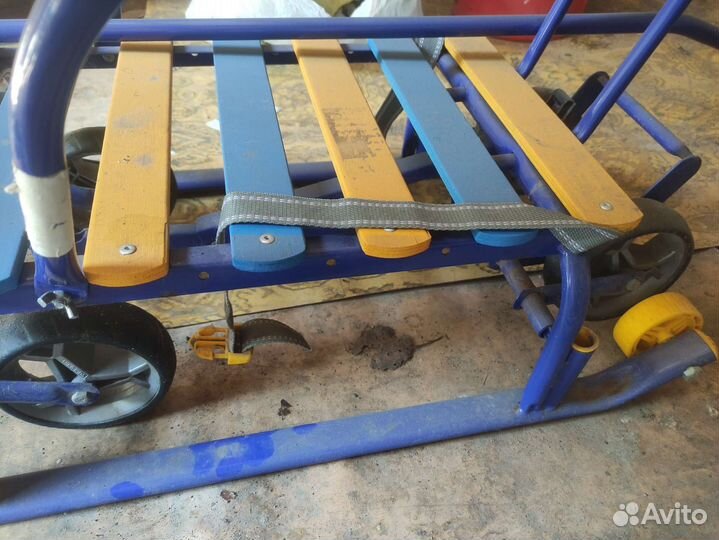 Детские санки с колесами