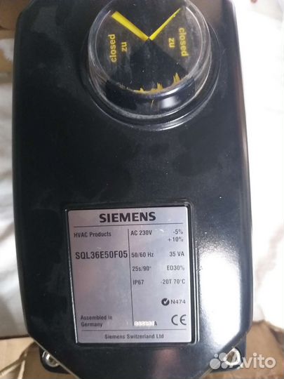 Электропривод siemens SQL36E50F05