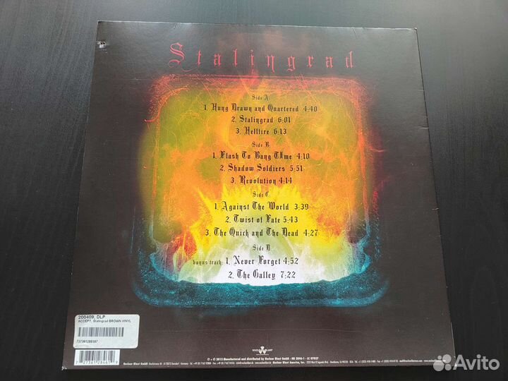 2LP Accept - Stalingrad 1Press 2012 Poster Brown