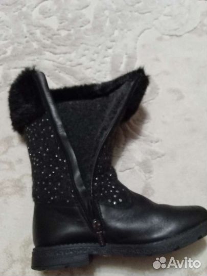 Сапоги зимние новые жён 35р