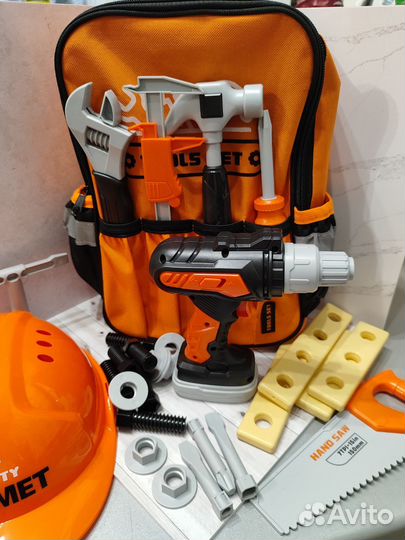 Детский набор строительных инструментов