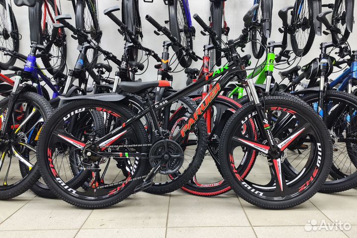 Велосипед подростковый на литых дисках алюминиевый