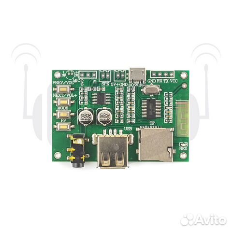 Аудио модуль BT201 с поддержкой Bluetooth, USB Fla