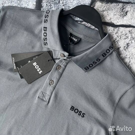 Поло мужское Boss premium