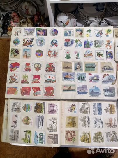 Коллекция картинок от конвертов почты СССР