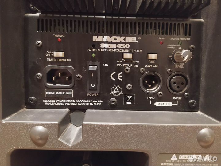 Mackie srm 450 USA активные колонки пара