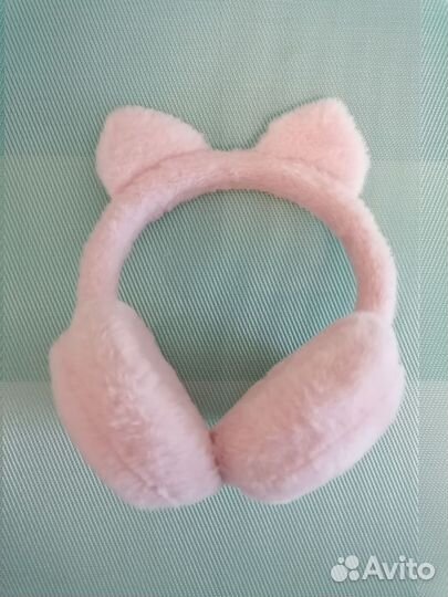Меховые наушники детские