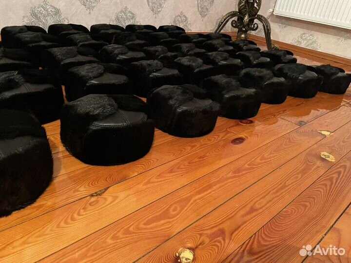 Норковая шапка мужская