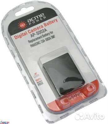 Аккумулятор AcmePower S002A для Panasonic FZ1/ FZ1