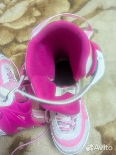 Детские раздвижные коньки размер 33-36