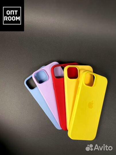 Силиконовый чехол на iPhone 14 Plus MagSafe