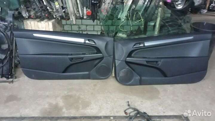 Обшивки дверей на опель астра H купе