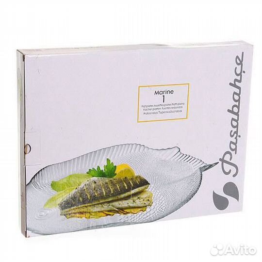 Блюдо сервировочное стеклянное Pasabahce Marine