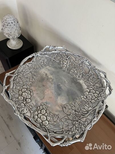 Блюдо гигант 45 см Arthur Court винтаж. США