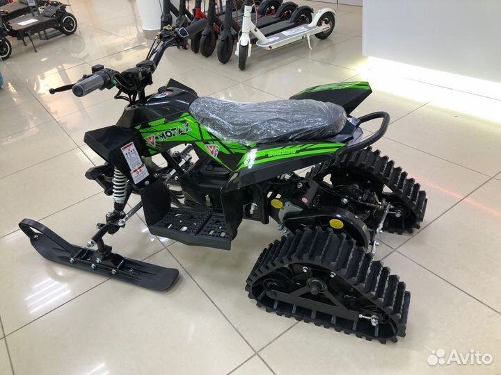 Электроснегоход Gekkon 1300W колеса в комплекте