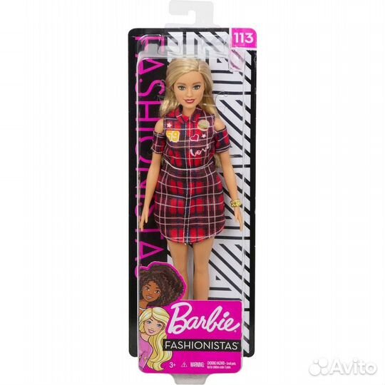 Новая кукла barbie fashionistas №113 (в коробке)