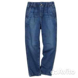 Джинсы Uniqlo Kids Ultra Stretch Tapered, синий
