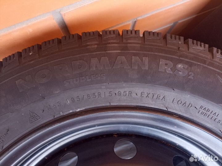 Nokian Nordman RS2 195/65 r15 комплект колёс