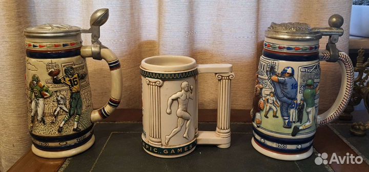 Редкие пивные коллекционные кружки, спорт, США