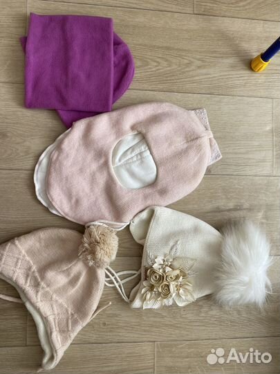 Шапки детские на девочку