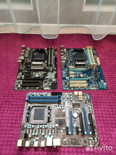 Материнская плата Intel LGA775 и AMD Am2+ Am3 Am3+