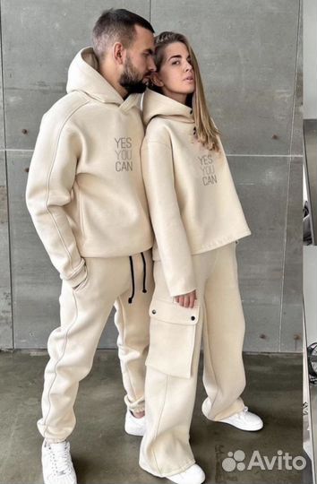Спортивный костюм на флисе женский 44