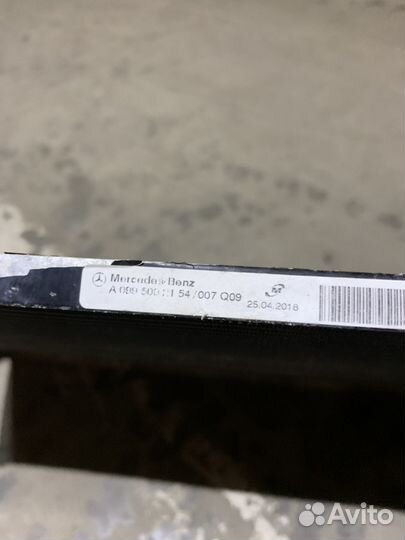 Радиатор кондиционера Mercedes w222 w217